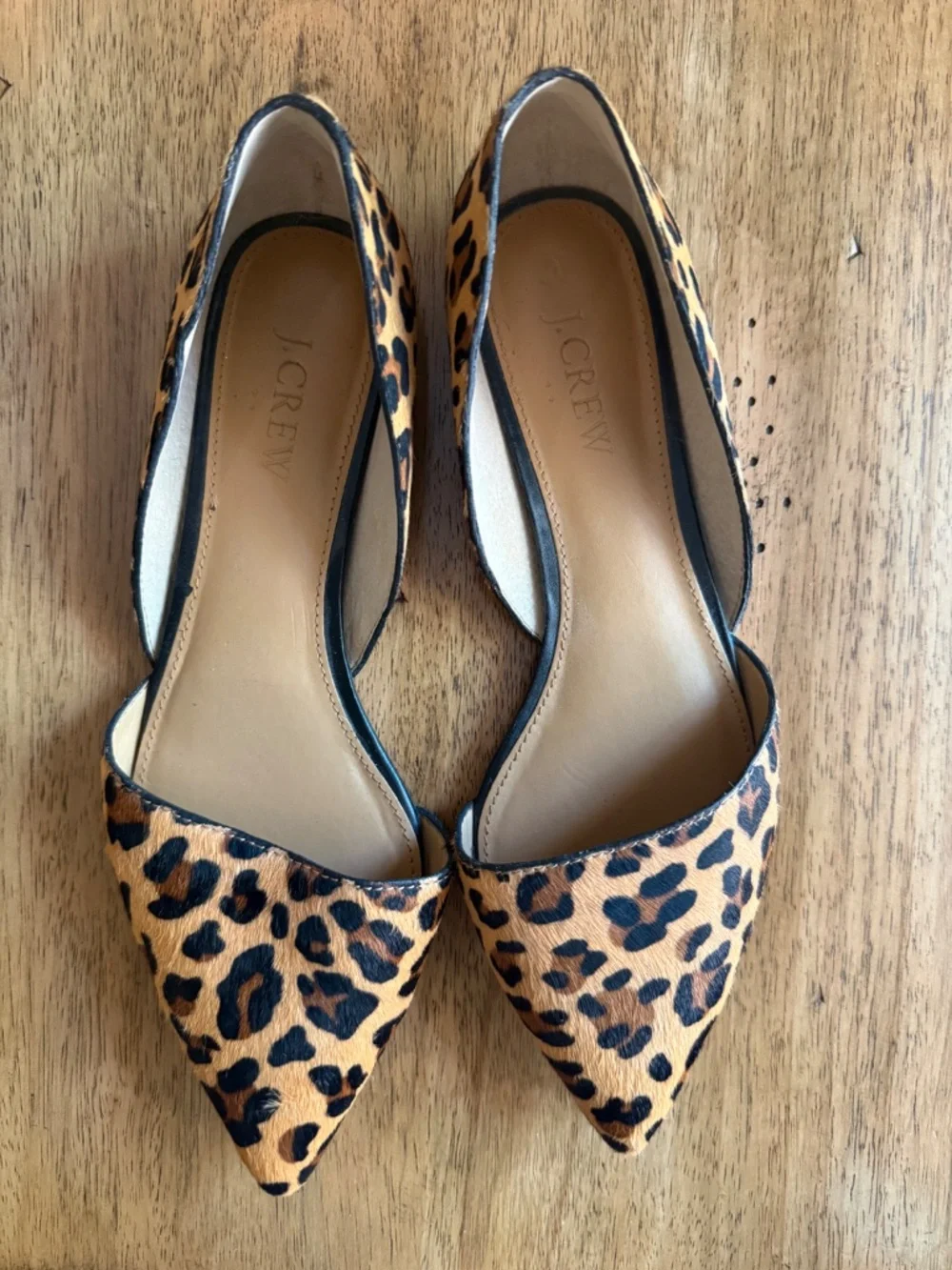 J. Crew crew leopard
